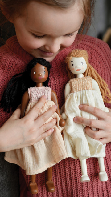 Ferne Wooden Doll - Contemporary - Kids Toys And Games - by Tender Leaf Toys | Houzz