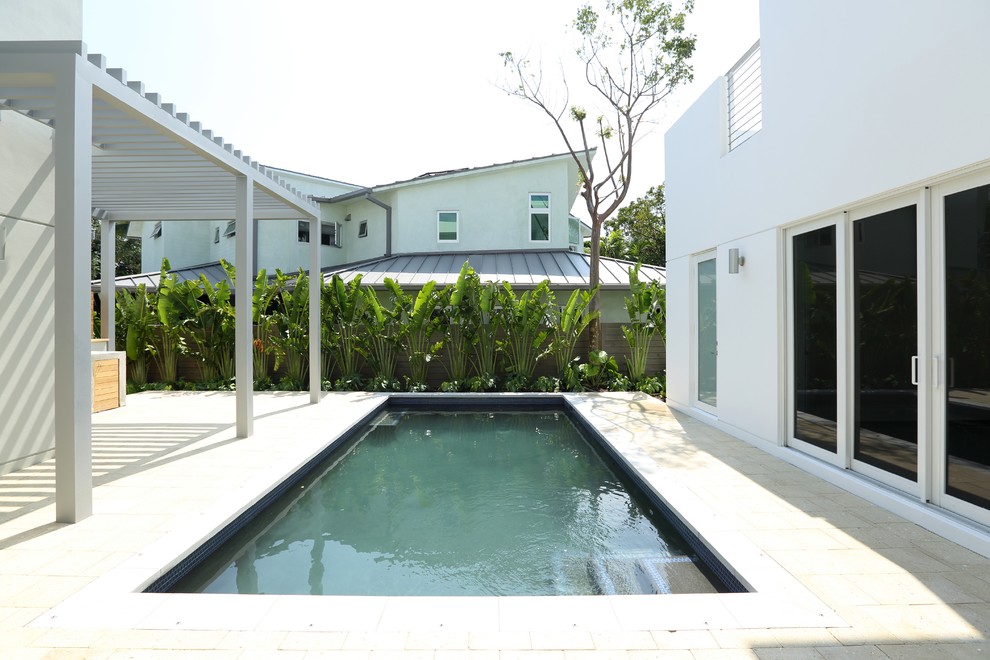 Minimalist pool photo in Miami