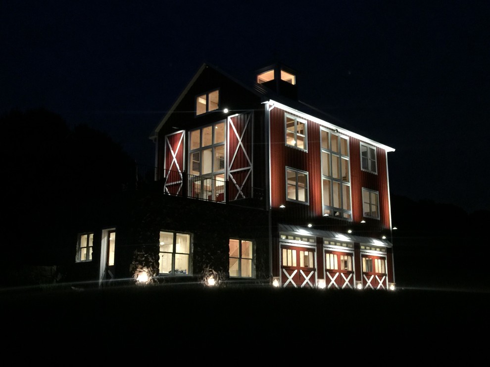 Mountain style home design photo in DC Metro