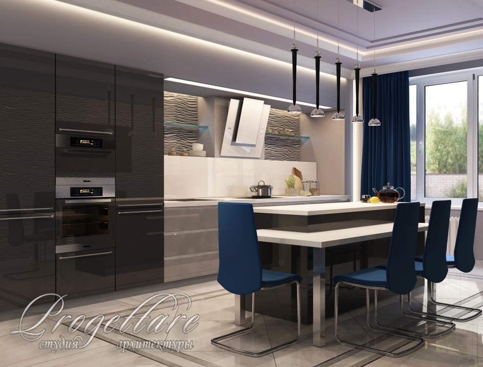 Загородный дом с двухсветной гостиной