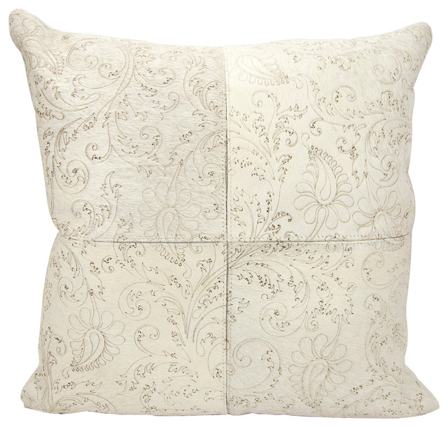 Joseph Abboud Pillow Floral Imprint Pillow Rustic Decorative