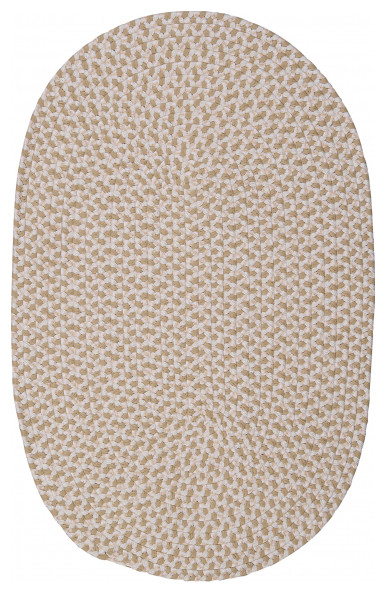 Daybreak Kids Rugs, Natural 8'x10', Oval, Braided