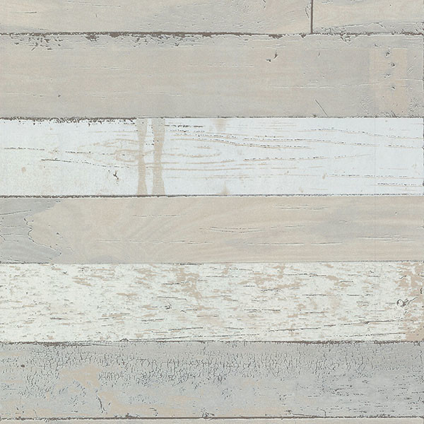 Taupe & Gray Shiplap Textured Wallpaper, Bolt Contemporary