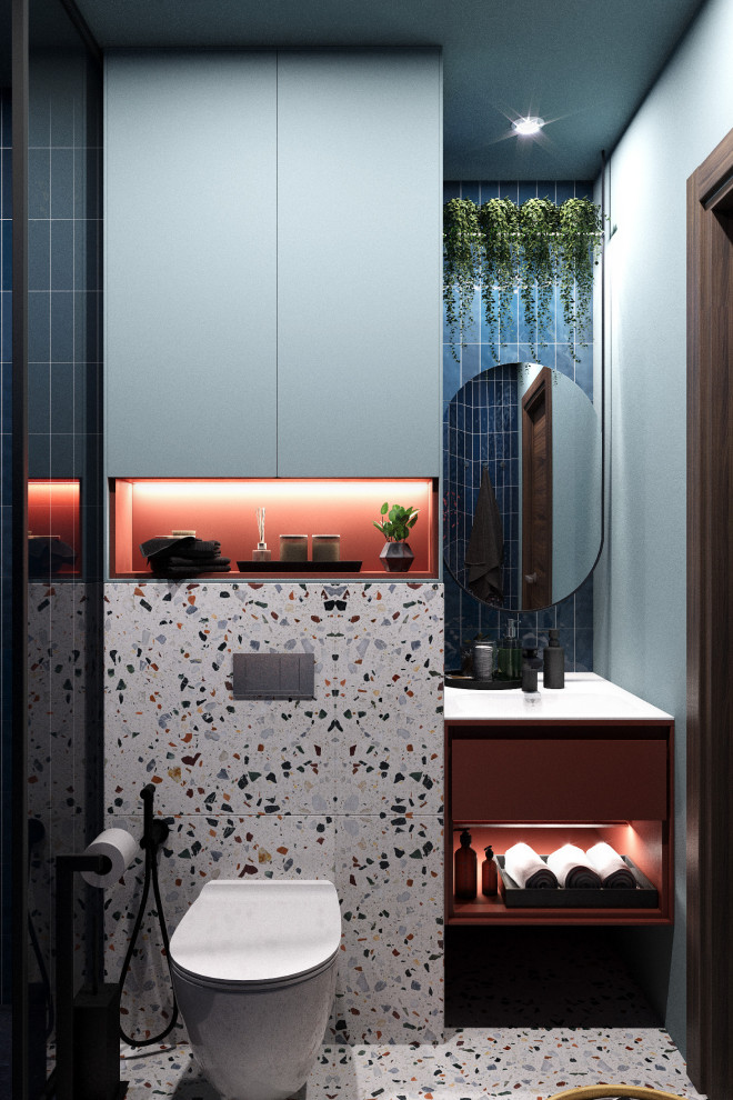 Квартира выполнена в современном стиле