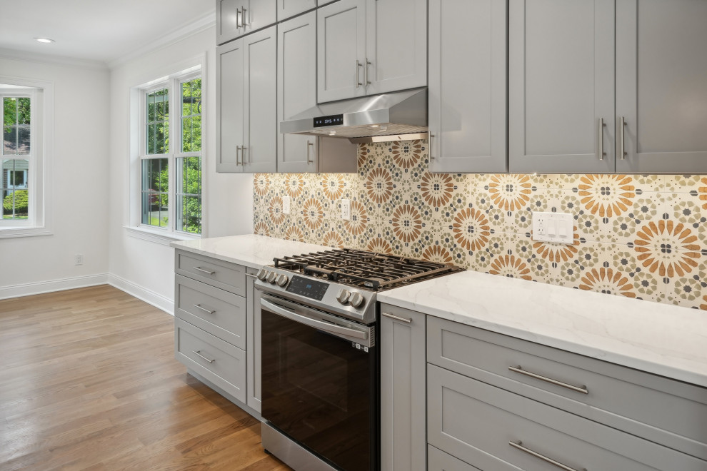 Range & Backsplash Detail | Second Level Addition New Milford NJ