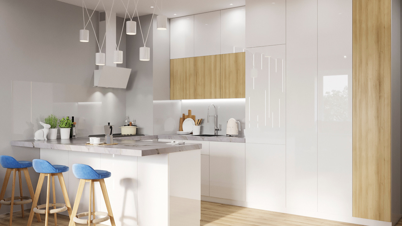 Дизайн-проект для гостеприимной молодой семейной пары