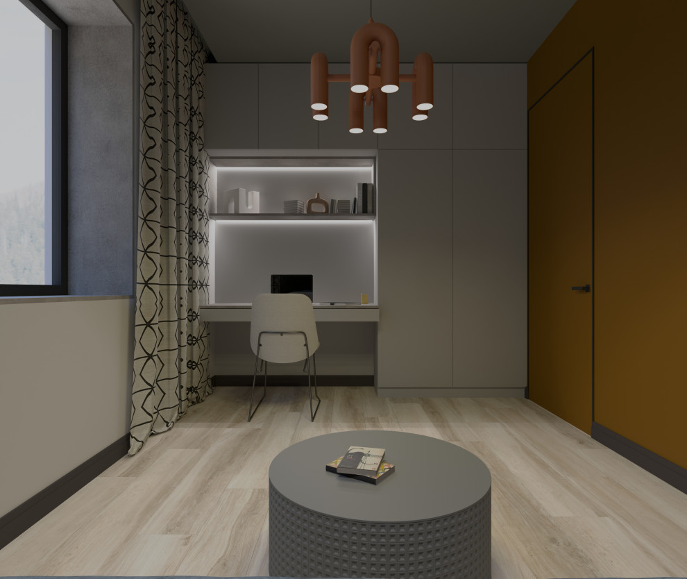 Загородный дом с ярким интерьером