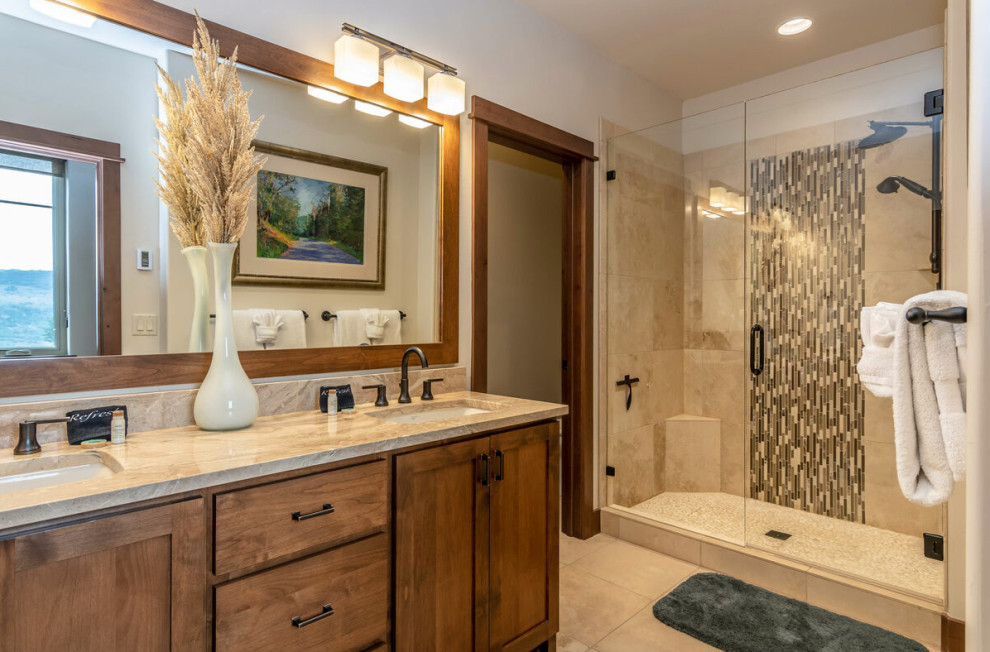 Bathroom - transitional bathroom idea in Denver