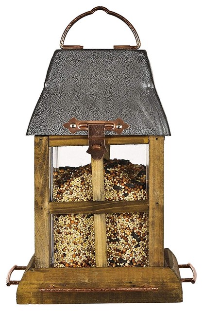 Perky Pet 50173 Birdscapes Paul Revere Wild Bird Feeder Wood