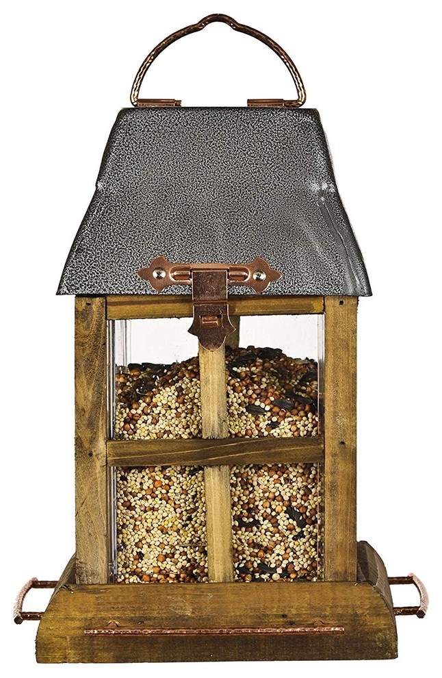Perky Pet 50173 Birdscapes Paul Revere Wild Bird Feeder Wood
