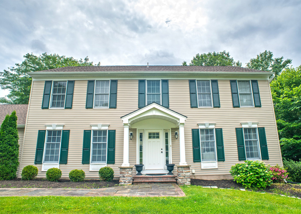 Newtown Stately Center Hall Colonial Traditional
