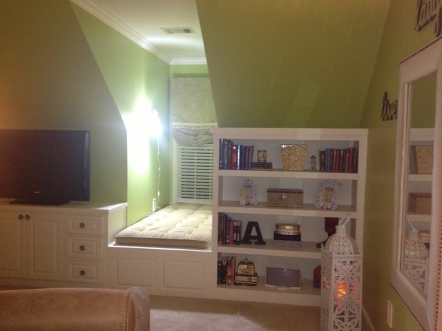 Bedroom Dormer Built Ins Traditional Atlanta By True