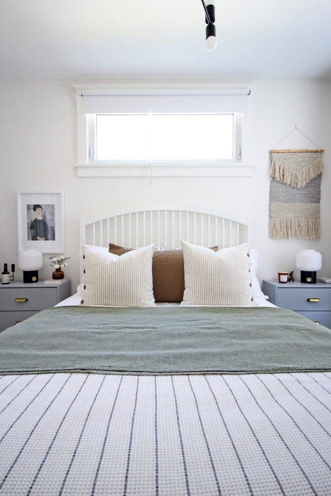 Foto di una camera da letto scandinava