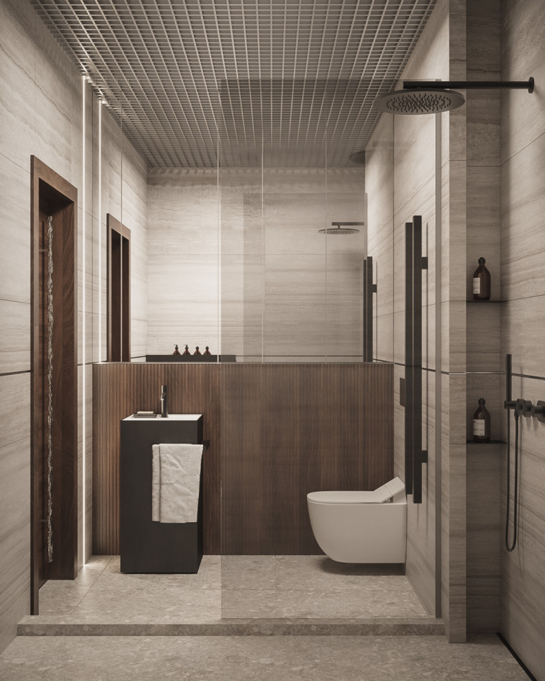 The Whale – Minimalist modern bathroom