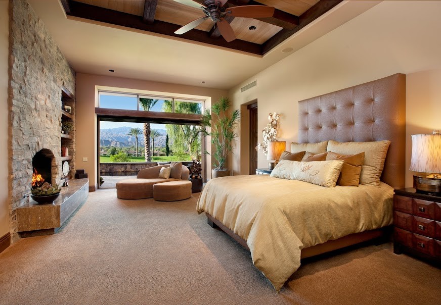 Bedroom - transitional bedroom idea