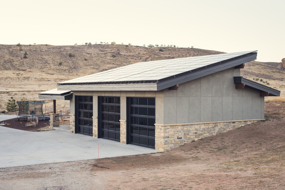 Inspiration for a modern home design remodel in Denver