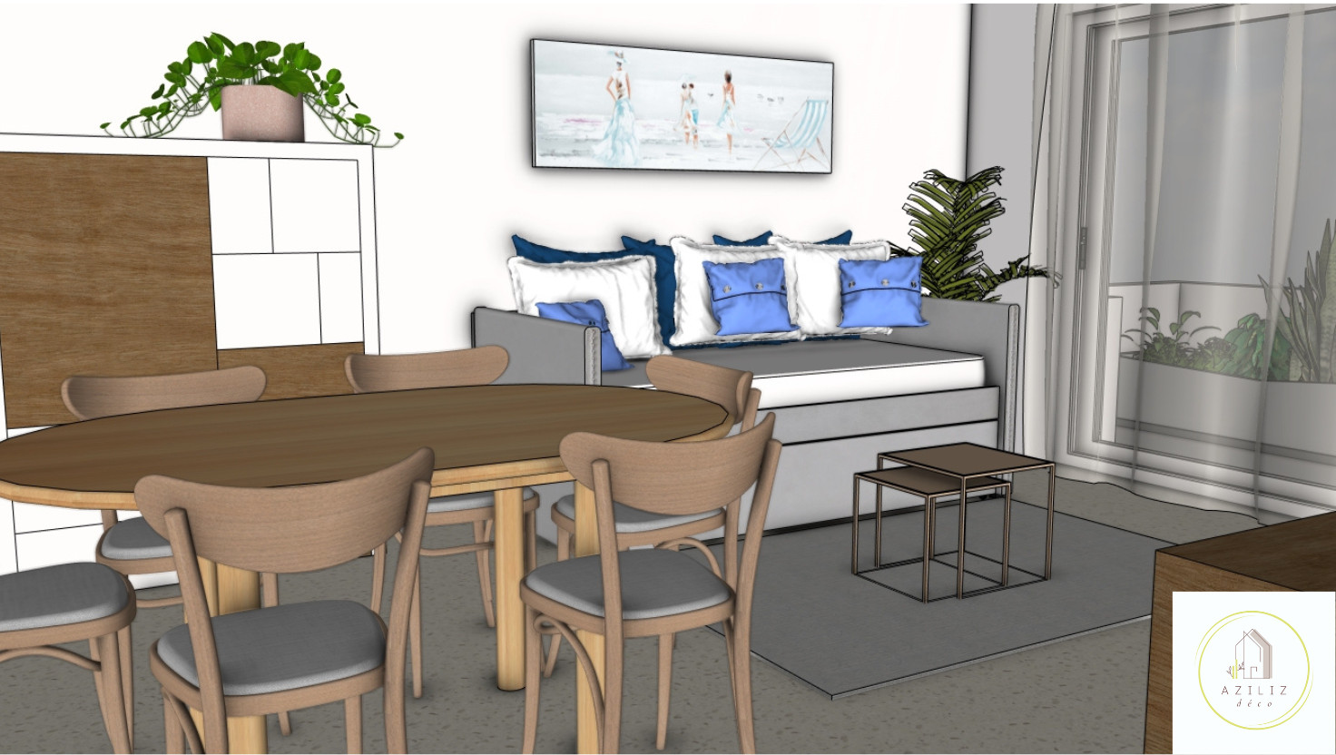 COACHING DECO transition d'une grande maison à un appartement plus compact