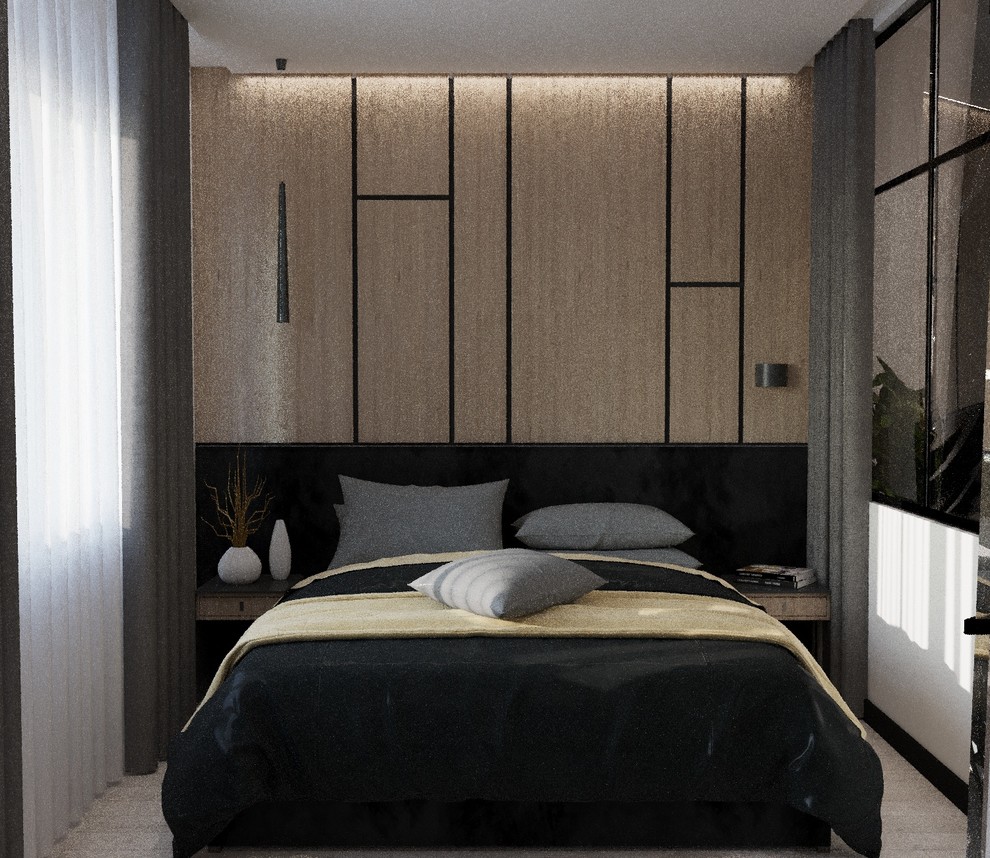 Дизайн интерьера в современном стиле в ЖК "Пять звезд", Воронеж