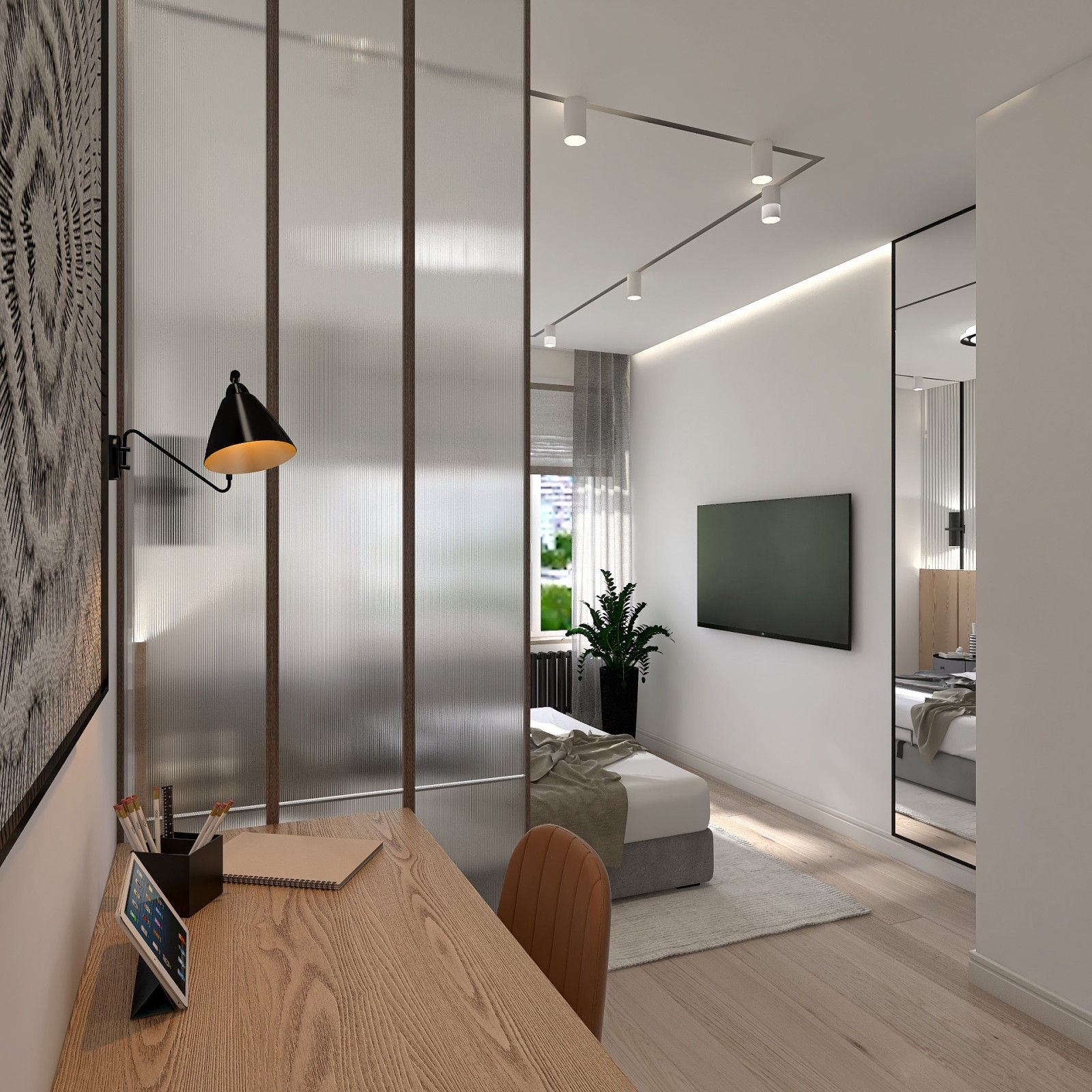 2-х комнатная квартира для пары фрилансеров