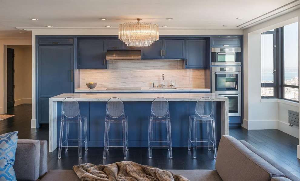 High Rise Full Condo Remodel - Kitchen (Nob Hill) - Transitional ...