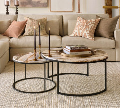 round nesting coffee table - Google Search 