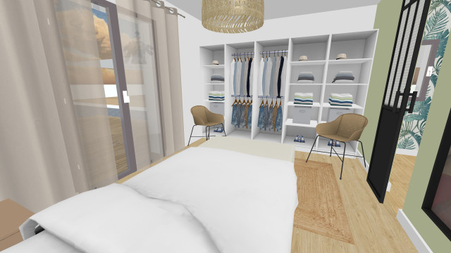 chambre parentale armadio