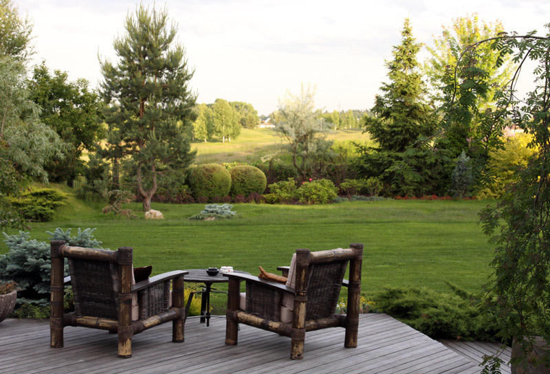 Большой сад для дружной семьи