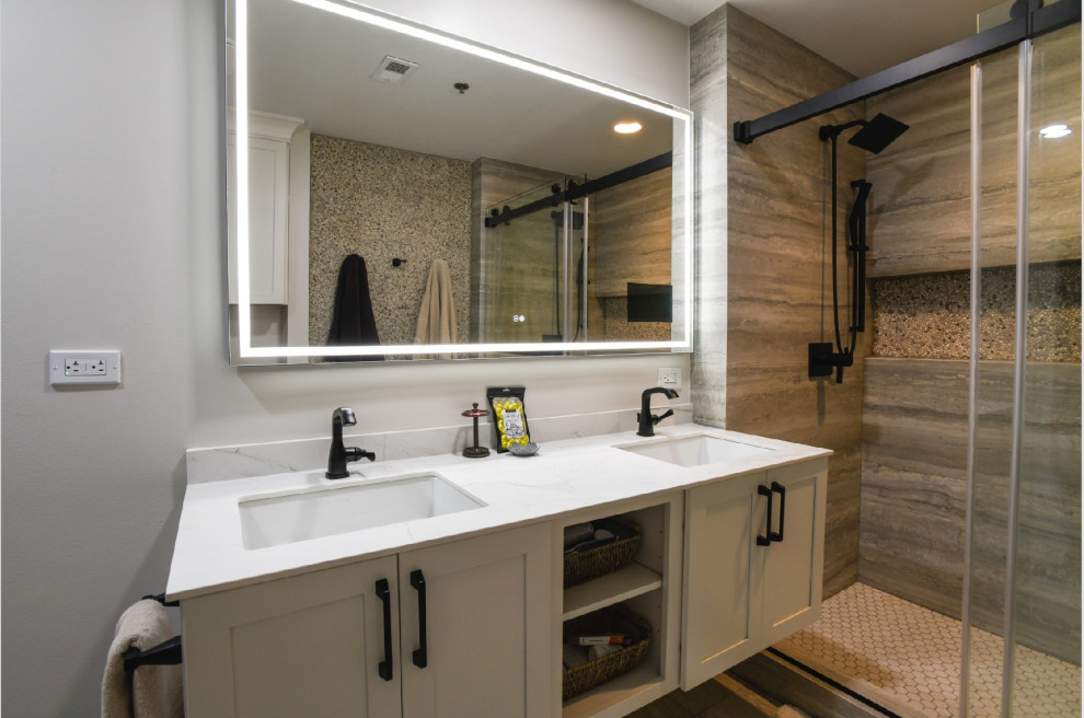 Tesh Master bath and Powder room