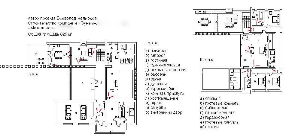 Дом в соснах у пруда
