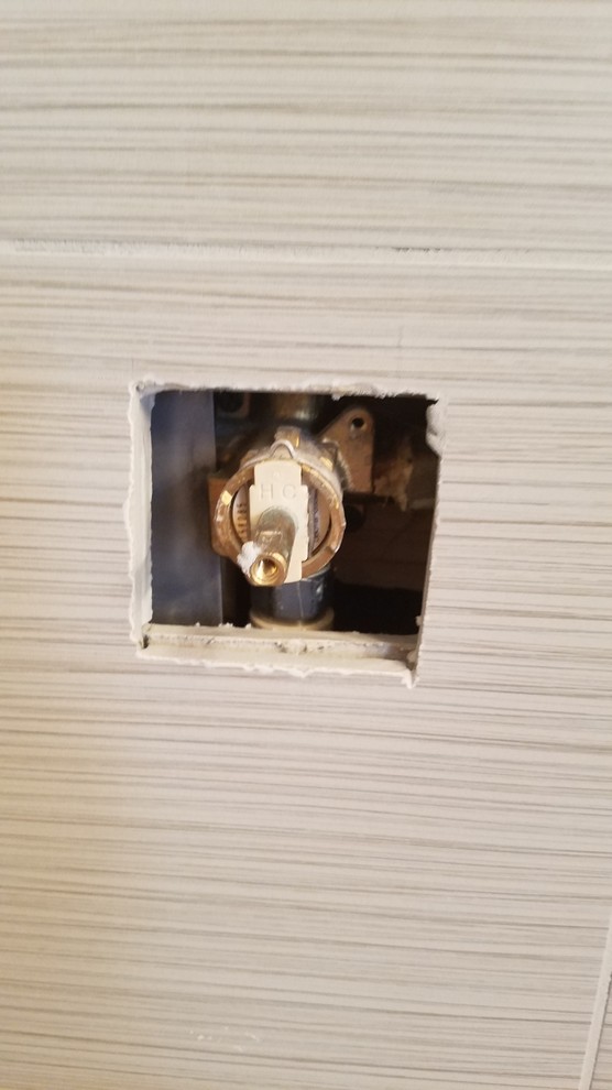 replacing shower valve