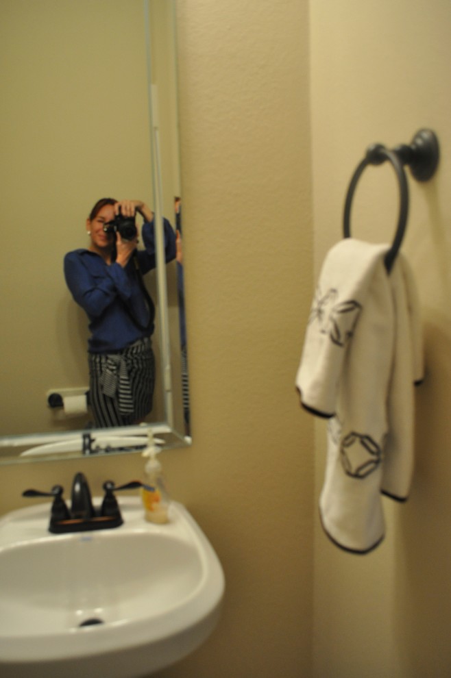 Transitional home design photo in Austin