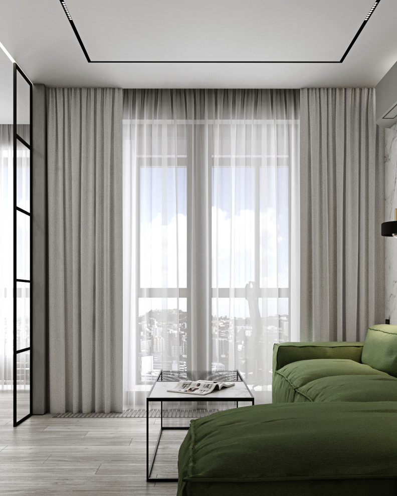 Дизайн Стильной Двухкомнатной Квартиры 74 м2 в жк Время в Москве