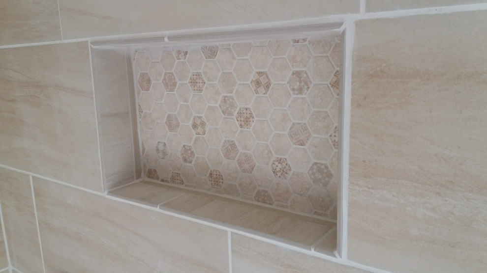 Contemporary Master Bath Conversion to ADA/Zero Entry