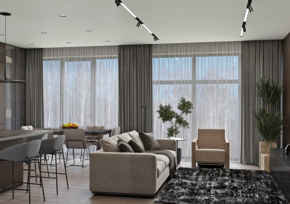 Кухня-гостинная