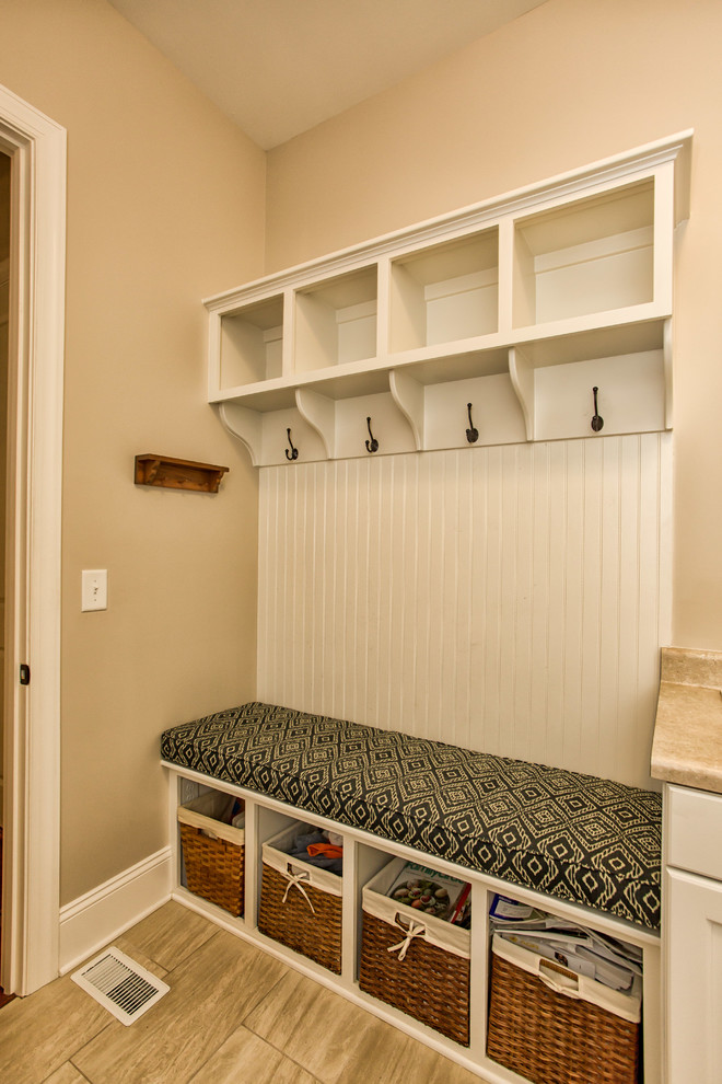 Photo of a traditional mudroom in Other.