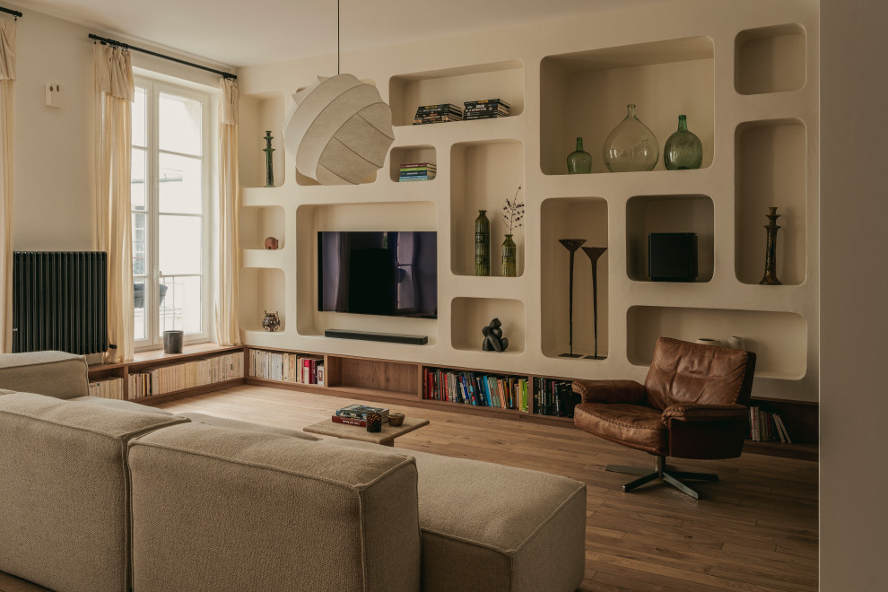 Modernes Wohnzimmer in Paris