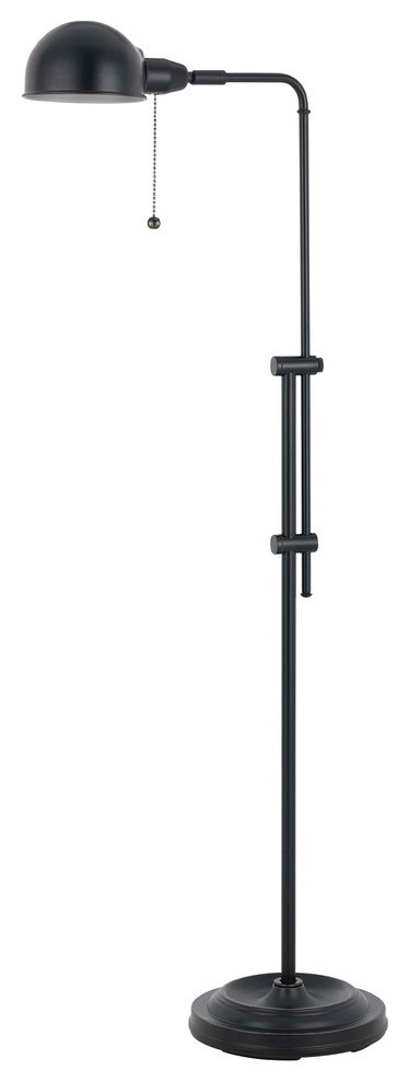 60W Croby Pharmacy Floor Lamp, Oil Rubbed Bronze Finish