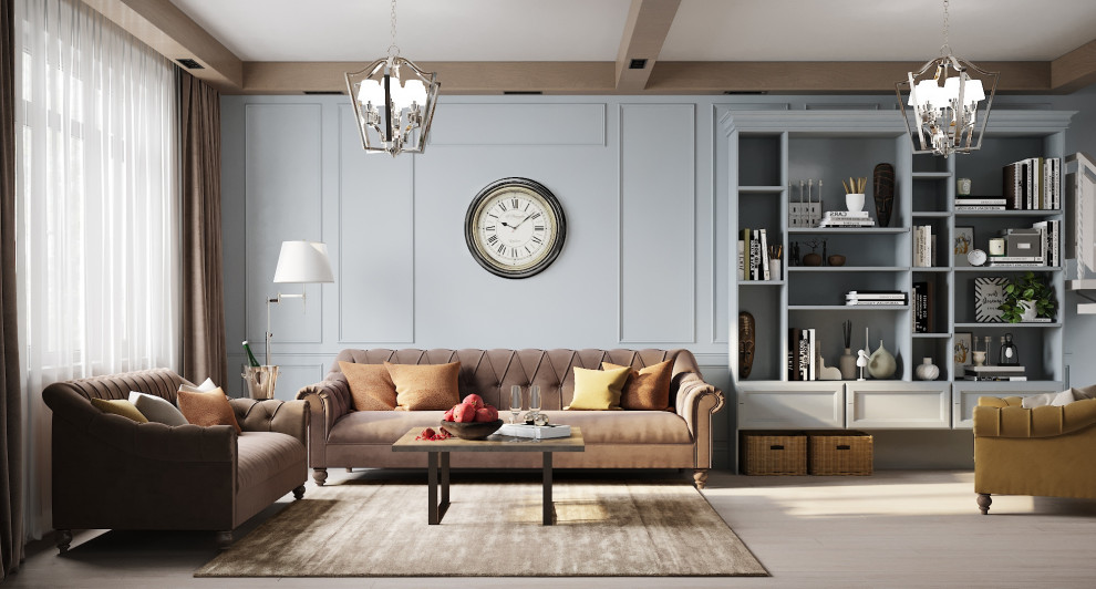 Гостиная для семьи из 3-х человек , 32 кв.м  г. Омск.