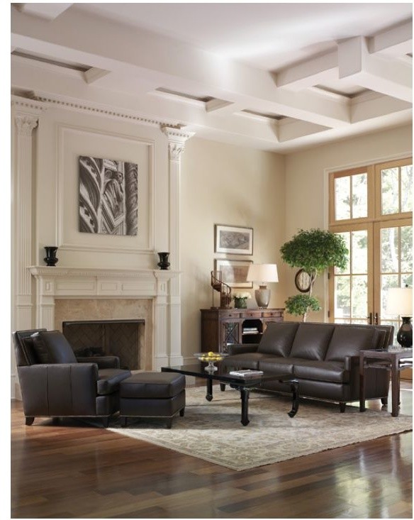 Design ideas for a traditional living room in Grand Rapids.
