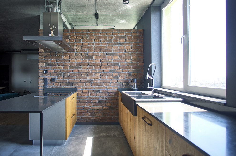 Кухня Solid Loft у Loft інтер’єрі