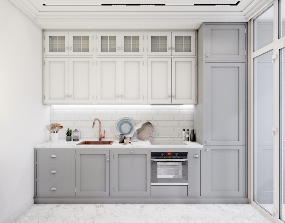 Квартира 77м2, современная классика