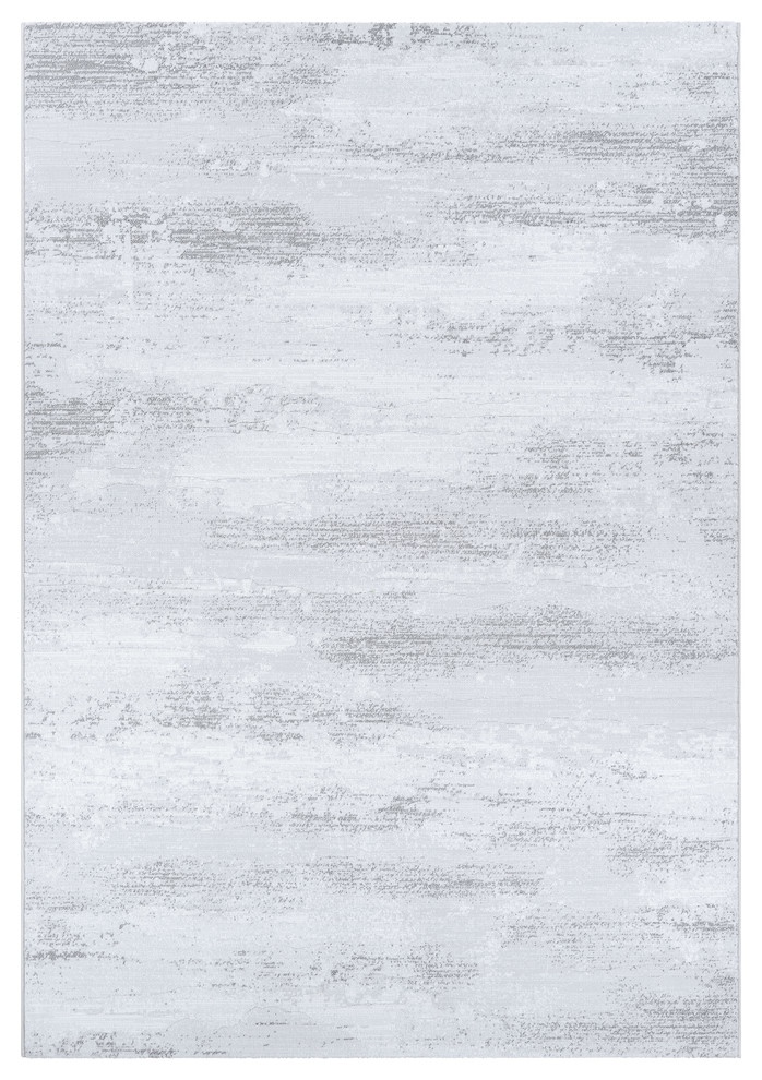 Serenity Virga Area Rug, Light Grey-Opal, 2'x3'11"