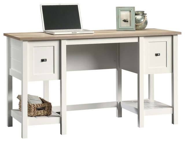 Summer Cottage Desk White Beach Style Desks And Hutches By Sauder Summer Cottage Desk White