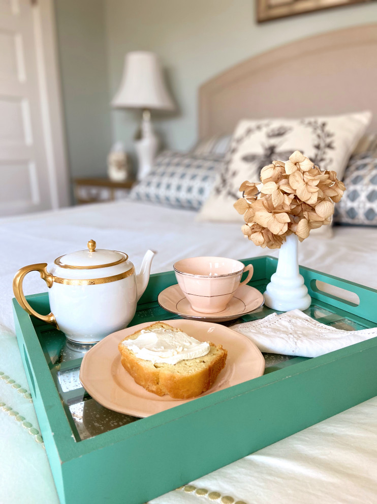 Country French Master Bedroom — Watch Hill, RI