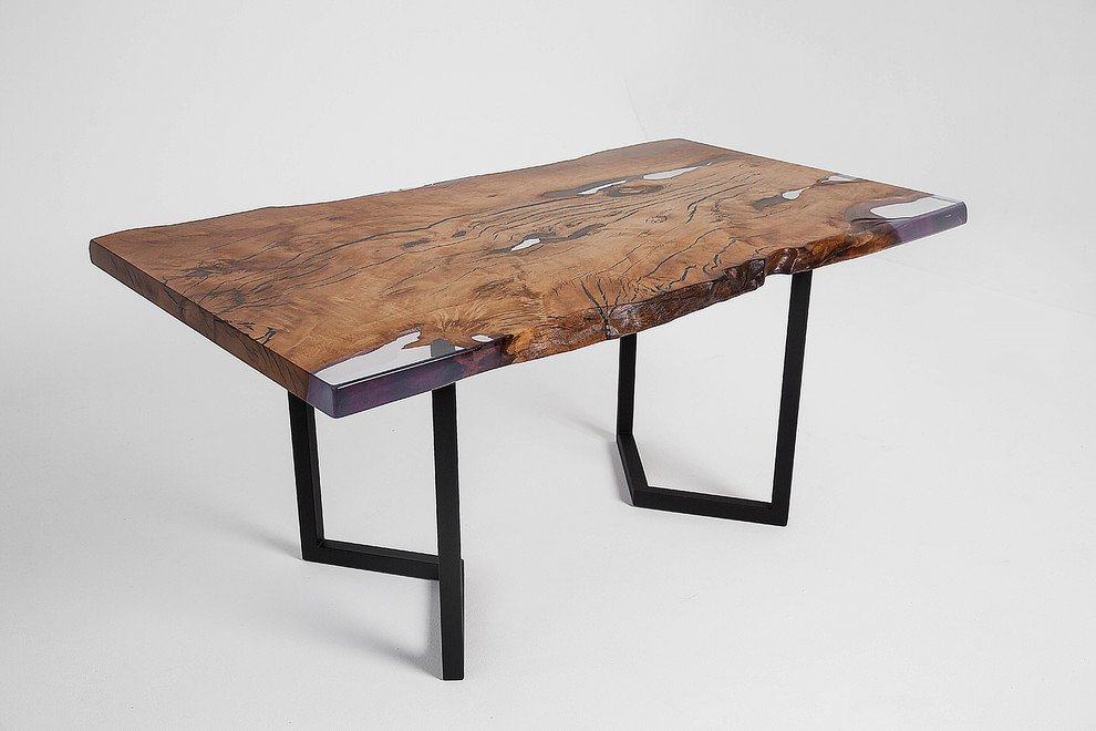 Стол из граба и акрила КЕМ