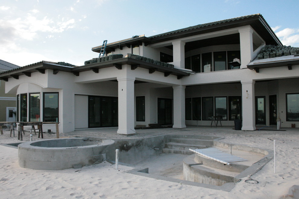 Photo of a beach style exterior in Other.
