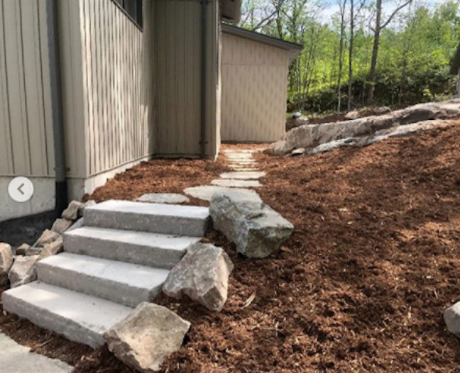 Rock Work for Custom Home