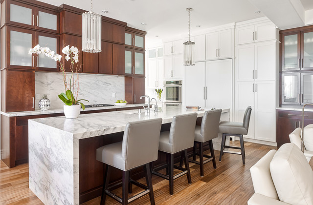 Soft Contemporary Residence in Las Vegas, Nevada contemporary-kitchen