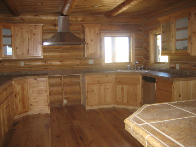 Rock Ranch Before Remodel rustikal-kueche