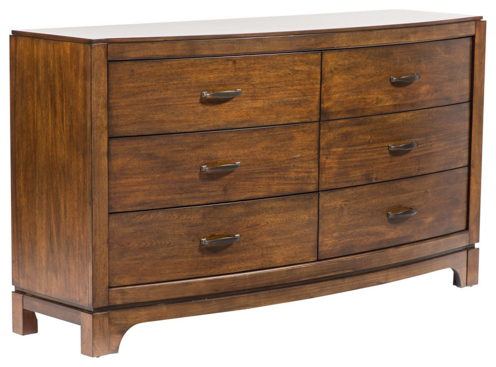 Liberty Furniture Avalon III 6 Drawer Dresser Transitional Dressers
